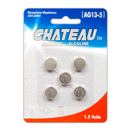 BATTERY-CHATEAU-AG13-357-5PK