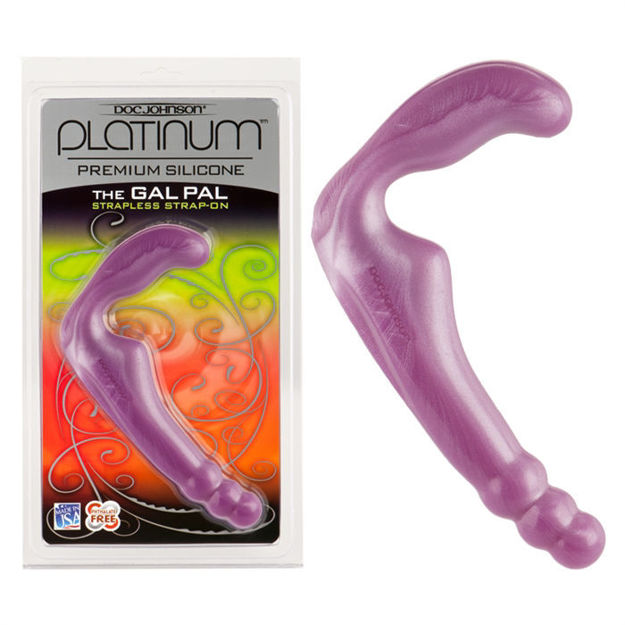 Picture of PLATINUM SILICONE THE GAL PAL STRAPLESS PURPLE